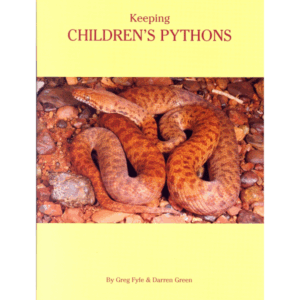 Keeping Children's Pythons (Aust)
